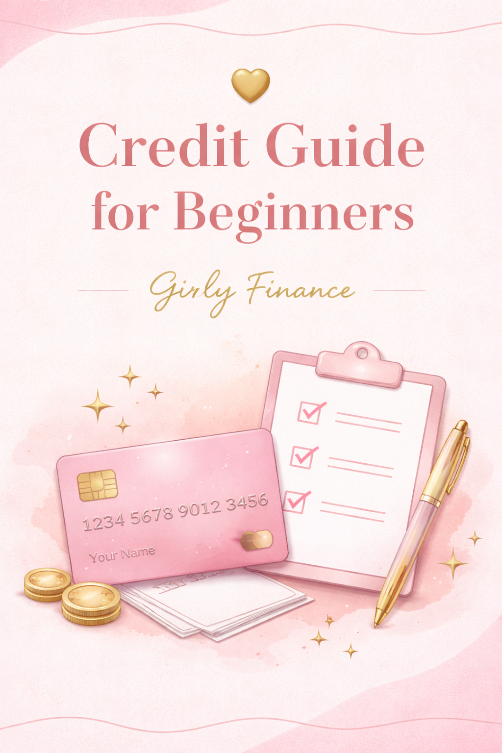 Credit Guide for Beginners | Fillable PDF Digital Download