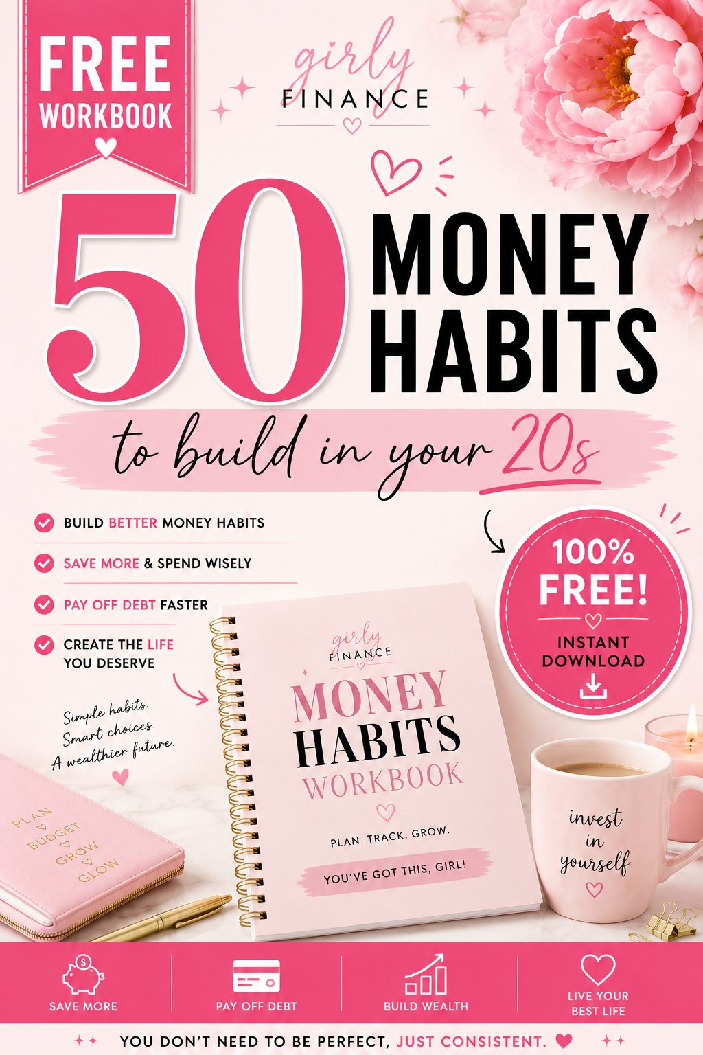 FREE: The Girly Finance Money Habits Workbook 💕